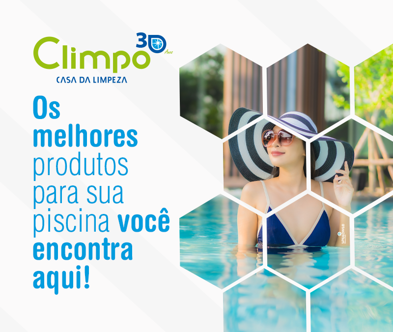 Os melhores produtos para sua piscina você encontra aqui!