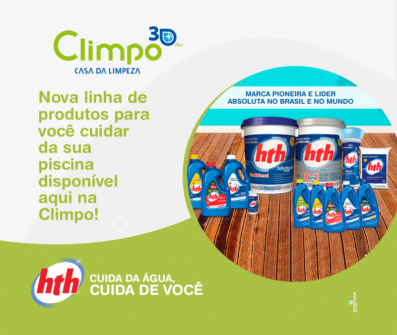 Nova linha de produtos para sua piscina na Climpo