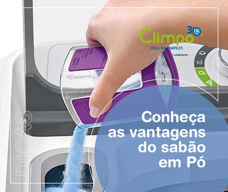 Conheça as vantagens do sabão em pó