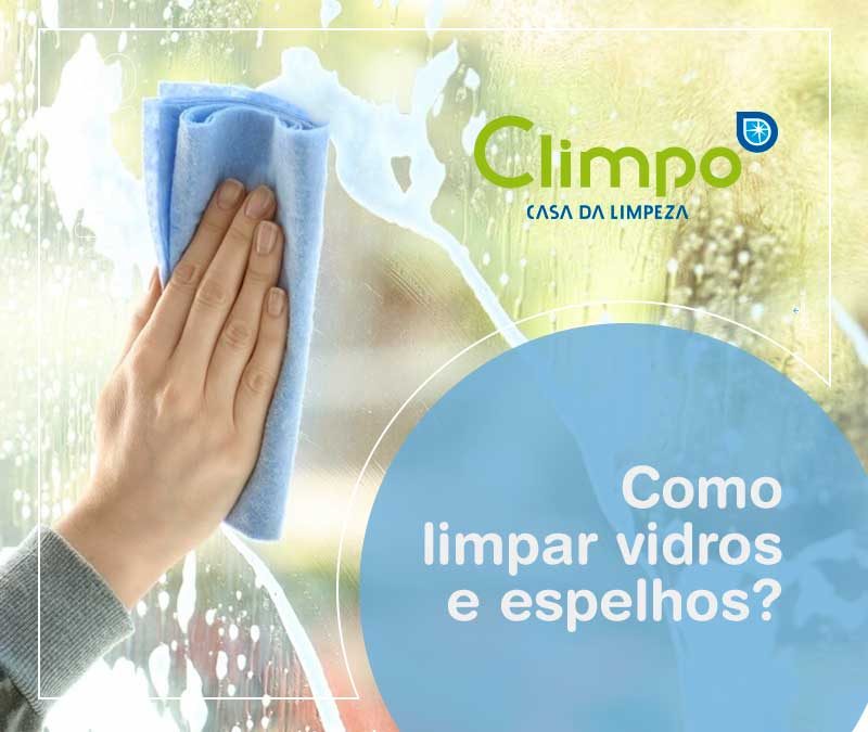 Como limpar vidros e espelhos