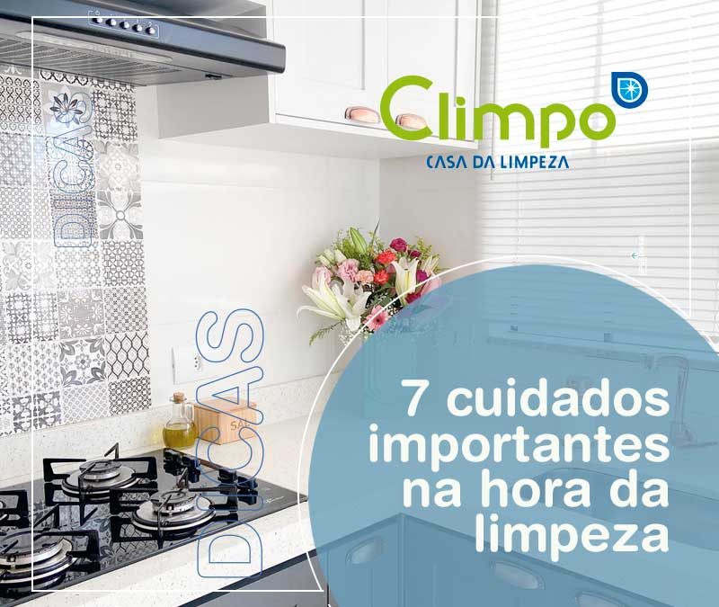 7 Cuidados importantes na hora da limpeza