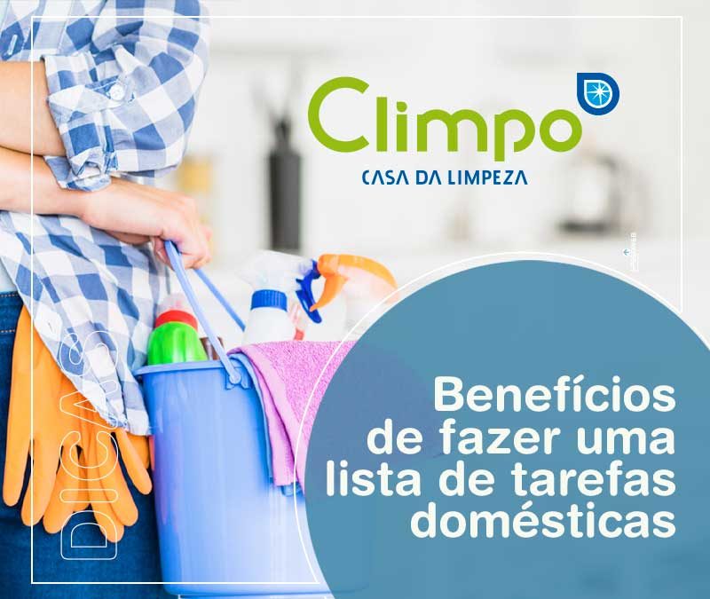 Benefícios de fazer uma lista de tarefas domésticas