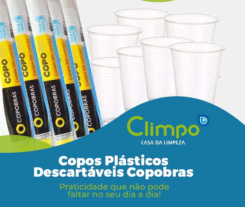 Copos plásticos descartáveis copobras
